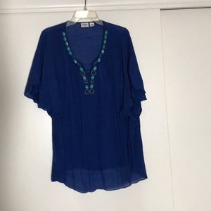 Cato bead embellished blouse